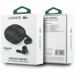 Casti wireless Lacoste Monogram The Blend, ANC, Bluetooth 5.4, 310 mAh, Autonomie 5h, IPX5, Negru 7 - lerato.ro