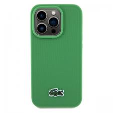 Carcasa Lacoste Iconic Petit Pique cu MagSafe compatibila cu iPhone 15 Pro Max, Verde