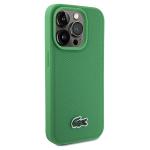 Carcasa Lacoste Iconic Petit Pique cu MagSafe compatibila cu iPhone 15 Pro Max, Verde 5 - lerato.ro