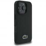 Carcasa Lacoste Iconic Petit Pique Woven cu MagSafe compatibila cu iPhone 16 Pro Max, Cablu USB-C la USB-C 1.5m inclus in pachet, Negru 4 - lerato.ro