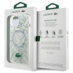 Carcasa Lacoste Double Layer Repeat cu MagSafe compatibila cu iPhone 15 / 14 / 13, Alb 9 - lerato.ro