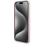 Carcasa Lacoste Silicone Croco Logo cu MagSafe compatibila cu iPhone 15 Pro Max, Roz 6 - lerato.ro