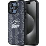 Carcasa Lacoste Monogram Vintage Logo cu MagSafe compatibila cu iPhone 15 Pro Max, Navy Blue 4 - lerato.ro