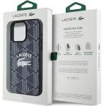 Carcasa Lacoste Monogram Vintage Logo cu MagSafe compatibila cu iPhone 15 Pro Max, Navy Blue 9 - lerato.ro