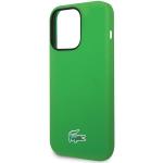 Carcasa Lacoste Silicone Croco Logo cu MagSafe compatibila cu iPhone 15 Pro Max, Verde 7 - lerato.ro