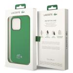 Carcasa Lacoste Silicone Croco Logo cu MagSafe compatibila cu iPhone 15 Pro Max, Verde 9 - lerato.ro