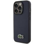 Carcasa Lacoste Iconic Petit Pique cu MagSafe compatibila cu iPhone 15 Pro Max, Navy Blue 3 - lerato.ro