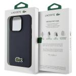 Carcasa Lacoste Iconic Petit Pique cu MagSafe compatibila cu iPhone 15 Pro Max, Navy Blue 9 - lerato.ro