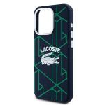 Carcasa Lacoste Silicon Monogram Vintage Logo cu MagSafe compatibila cu iPhone 15 Pro Max, Navy Blue 7 - lerato.ro