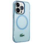 Carcasa Lacoste Transparent Design cu MagSafe compatibila cu iPhone 15 Pro Max, Albastru 5 - lerato.ro