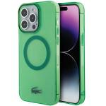Carcasa Lacoste Transparent Design cu MagSafe compatibila cu iPhone 15 Pro Max, Verde 4 - lerato.ro