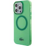 Carcasa Lacoste Transparent Design cu MagSafe compatibila cu iPhone 15 Pro Max, Verde 3 - lerato.ro