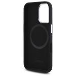 Carcasa Lacoste Silicone Croco Logo cu MagSafe compatibila cu iPhone 16, Negru 8 - lerato.ro
