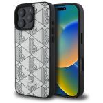 Carcasa Lacoste Blend Monogram cu MagSafe compatibila cu iPhone 16 Pro Max, Gri 4 - lerato.ro