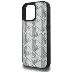 Carcasa Lacoste Blend Monogram cu MagSafe compatibila cu iPhone 16 Pro Max, Gri 7 - lerato.ro