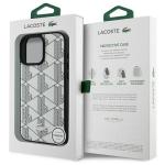 Carcasa Lacoste Blend Monogram cu MagSafe compatibila cu iPhone 16 Pro Max, Gri 9 - lerato.ro