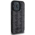 Carcasa Lacoste Blend Monogram cu MagSafe compatibila cu iPhone 16 Pro Max, Negru 5 - lerato.ro