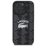 Carcasa Lacoste Monogram Vintage Logo cu MagSafe compatibila cu iPhone 16 Pro Max, Negru 2 - lerato.ro