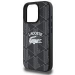 Carcasa Lacoste Monogram Vintage Logo cu MagSafe compatibila cu iPhone 16 Pro Max, Negru 7 - lerato.ro