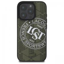 Carcasa Lacoste Mono Sportswear cu MagSafe compatibila cu iPhone 16 Pro Max, Verde