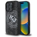 Carcasa Lacoste Mono Sportswear cu MagSafe compatibila cu iPhone 16 Pro Max, Negru 4 - lerato.ro