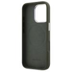 Carcasa Lacoste Silicone Croco Logo cu MagSafe compatibila cu iPhone 16 Pro Max, Khaki 8 - lerato.ro