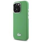 Carcasa Lacoste Silicone Croco Logo cu MagSafe compatibila cu iPhone 16 Pro Max, Verde 3 - lerato.ro