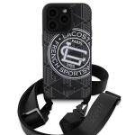 Carcasa Lacoste Mono Sportswear cu MagSafe compatibila cu iPhone 16 Pro Max, Negru 2 - lerato.ro