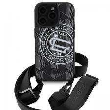 Carcasa Lacoste Mono Sportswear cu MagSafe compatibila cu iPhone 16 Pro Max, Negru