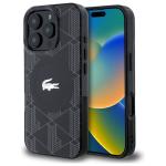 Carcasa Lacoste IML Blend Monogram cu MagSafe compatibila cu iPhone 16 Pro Max, Negru 4 - lerato.ro