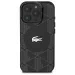 Carcasa Lacoste IML Blend Monogram cu MagSafe compatibila cu iPhone 16 Pro Max, Negru 2 - lerato.ro