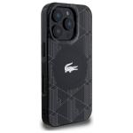 Carcasa Lacoste IML Blend Monogram cu MagSafe compatibila cu iPhone 16 Pro Max, Negru 5 - lerato.ro