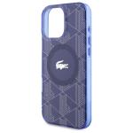 Carcasa Lacoste IML Blend Monogram cu MagSafe compatibila cu iPhone 16 Pro Max, Navy Blue 7 - lerato.ro
