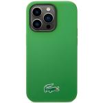 Carcasa Lacoste Silicone Croc Logo cu MagSafe compatibila cu iPhone 14 Pro Max, Verde 2 - lerato.ro