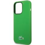 Carcasa Lacoste Silicone Croc Logo cu MagSafe compatibila cu iPhone 14 Pro Max, Verde 7 - lerato.ro