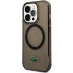 Carcasa Lacoste Transparent Design cu MagSafe compatibila cu iPhone 14 Pro Max, Negru 3 - lerato.ro