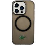 Carcasa Lacoste Transparent Design cu MagSafe compatibila cu iPhone 14 Pro Max, Negru 2 - lerato.ro