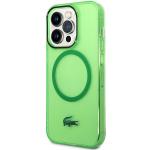 Carcasa Lacoste Transparent Design cu MagSafe compatibila cu iPhone 14 Pro Max, Verde 3 - lerato.ro