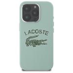 Carcasa Lacoste Silicone Cracked Logo cu MagSafe compatibila cu iPhone 16 Pro Max, Mint 2 - lerato.ro