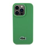 Carcasa Lacoste Iconic Petit Pique cu MagSafe compatibila cu iPhone 15 Pro, Verde 2 - lerato.ro