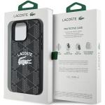 Carcasa Lacoste Monogram Vintage Logo cu MagSafe compatibila cu iPhone 15 Pro, Negru 9 - lerato.ro