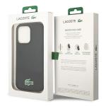 Carcasa Lacoste Silicone Croc Logo cu MagSafe compatibila cu iPhone 15 Pro, Negru 9 - lerato.ro