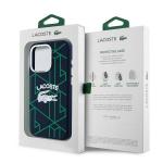 Carcasa Lacoste Silicone Monogram Vintage Logo cu MagSafe compatibila cu iPhone 15 Pro, Navy Blue 9 - lerato.ro