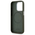 Carcasa Lacoste Silicone Croco Logo cu MagSafe compatibila cu iPhone 15 Pro, Khaki 8 - lerato.ro
