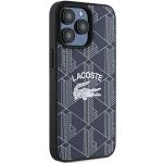 Carcasa Lacoste Monogram Vintage Logo cu MagSafe compatibila cu iPhone 15 Pro, Navy Blue 5 - lerato.ro