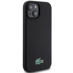 Carcasa Lacoste Silicone Croc Logo cu MagSafe compatibila cu iPhone 15 / 14 / 13, Negru 5 - lerato.ro