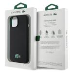Carcasa Lacoste Silicone Croc Logo cu MagSafe compatibila cu iPhone 15 / 14 / 13, Negru 9 - lerato.ro