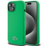 Carcasa Lacoste Silicone Croc Logo cu MagSafe compatibila cu iPhone 15 / 14 / 13, Verde 4 - lerato.ro
