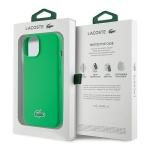 Carcasa Lacoste Silicone Croc Logo cu MagSafe compatibila cu iPhone 15 / 14 / 13, Verde 9 - lerato.ro