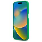 Carcasa Lacoste Silicone Croco Logo cu MagSafe compatibila cu iPhone 15 Pro, Verde 6 - lerato.ro